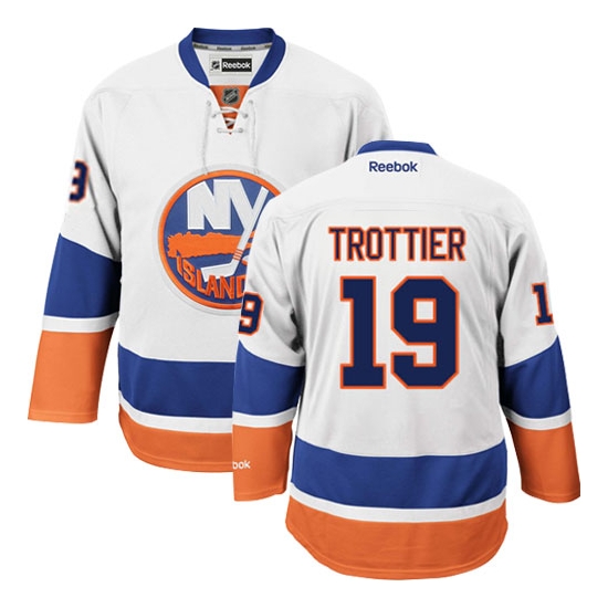 Bryan Trottier New York Islanders Authentic Away Reebok Jersey - White