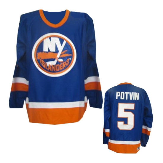Denis Potvin New York Islanders Premier Throwback CCM Jersey - Royal Blue