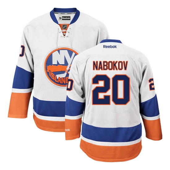 Evgeni Nabokov New York Islanders Authentic Away Reebok Jersey - White
