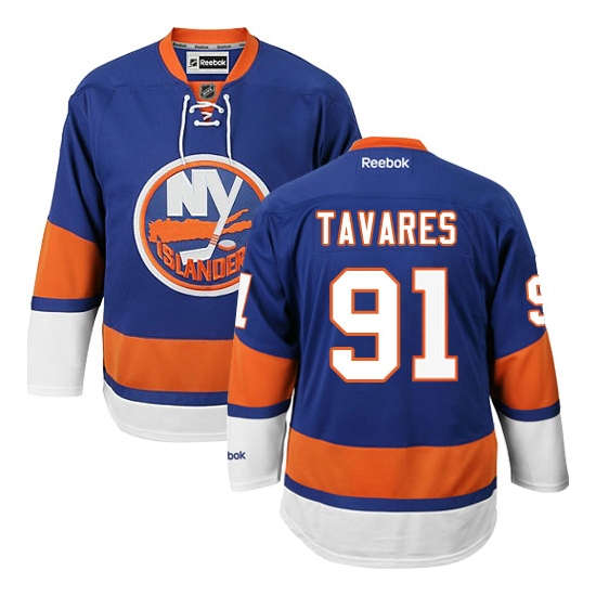 John Tavares New York Islanders Premier Home Reebok Jersey - Royal Blue