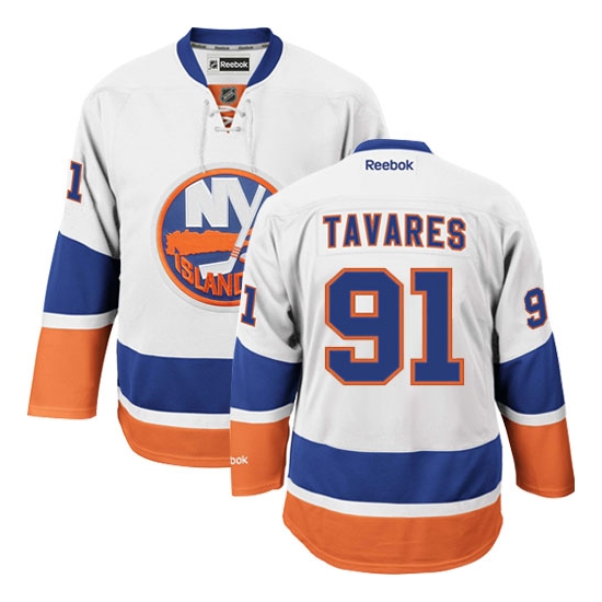 John Tavares New York Islanders Authentic Away Reebok Jersey - White