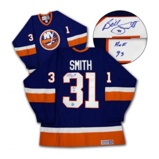 Billy Smith New York Islanders Premier Throwback CCM Jersey - Royal Blue