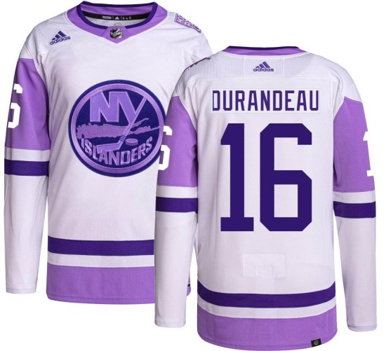 Arnaud Durandeau New York Islanders Authentic Hockey Fights Cancer Adidas Jersey