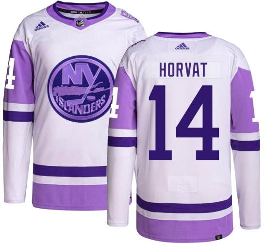 Bo Horvat New York Islanders Authentic Hockey Fights Cancer Adidas Jersey