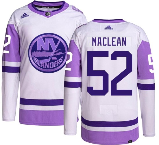 Kyle Maclean New York Islanders Authentic Hockey Fights Cancer Adidas Jersey