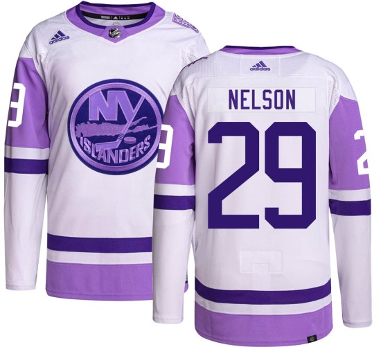 Brock Nelson New York Islanders Authentic Hockey Fights Cancer Adidas Jersey