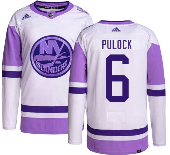 Ryan Pulock New York Islanders Authentic Hockey Fights Cancer Adidas Jersey