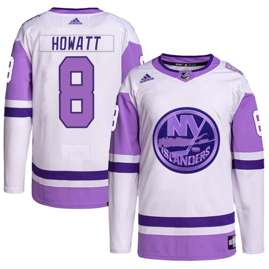 Garry Howatt New York Islanders Authentic Hockey Fights Cancer Primegreen Adidas Jersey - White/Purple