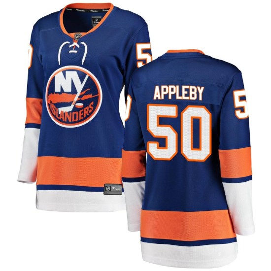 Kenneth Appleby New York Islanders Women's Breakaway Home Fanatics Branded Jersey - Blue