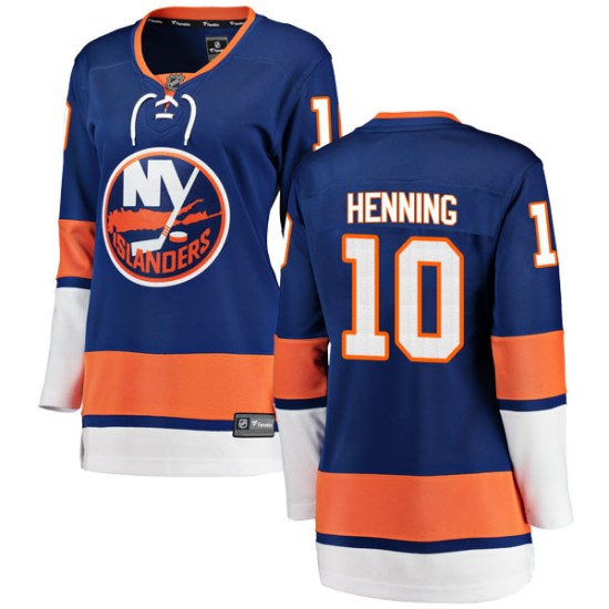 Lorne Henning New York Islanders Women's Breakaway Home Fanatics Branded Jersey - Blue