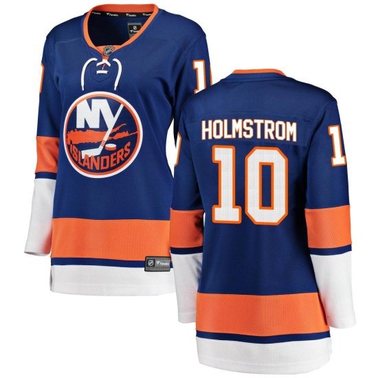 Simon Holmstrom New York Islanders Women's Breakaway Home Fanatics Branded Jersey - Blue