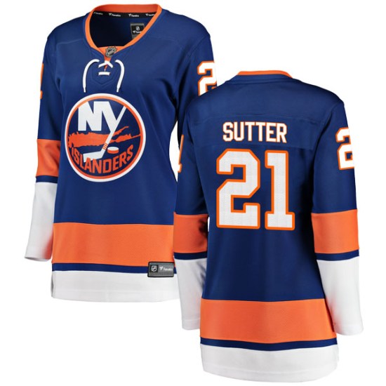 Brent Sutter New York Islanders Women's Breakaway Home Fanatics Branded Jersey - Blue