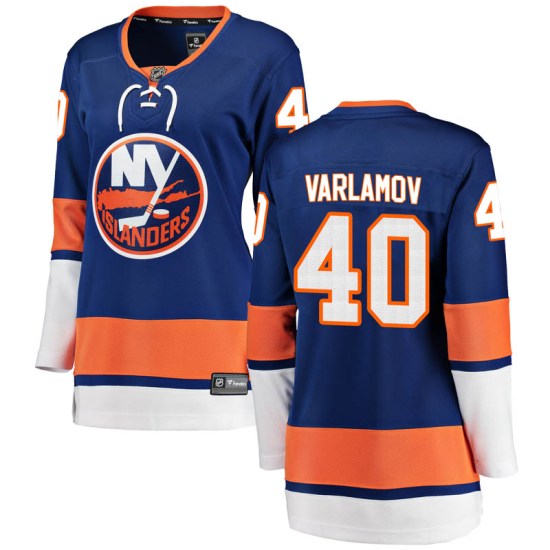 Semyon Varlamov New York Islanders Women's Breakaway Home Fanatics Branded Jersey - Blue