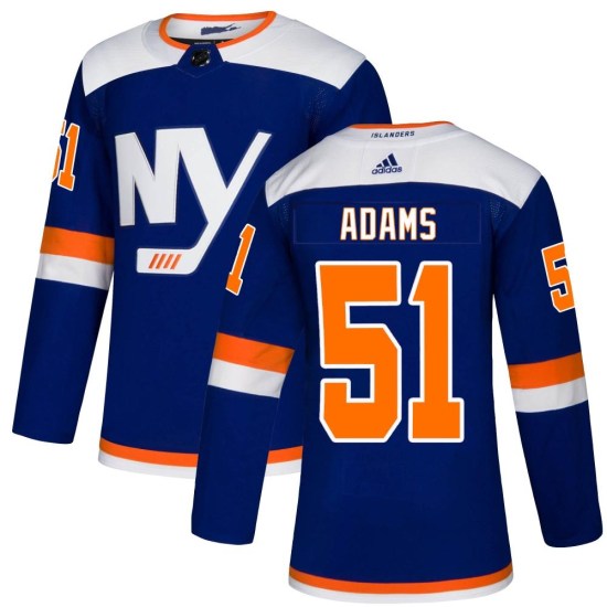 Collin Adams New York Islanders Authentic Alternate Adidas Jersey - Blue