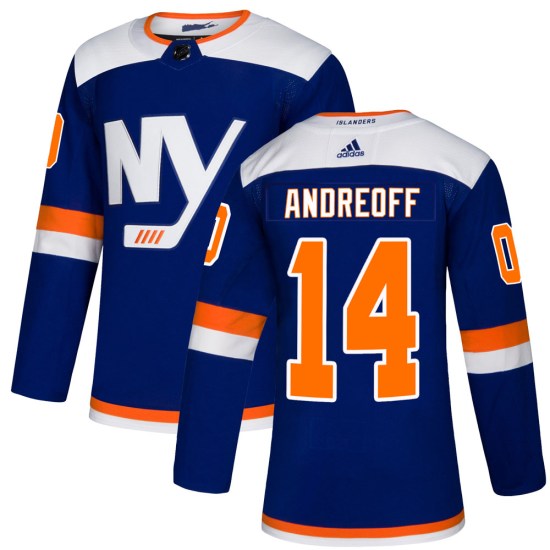 Andy Andreoff New York Islanders Authentic Alternate Adidas Jersey - Blue