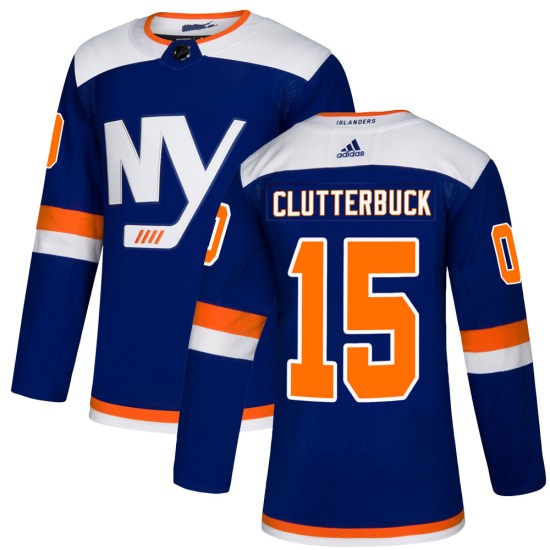 Cal Clutterbuck New York Islanders Authentic Alternate Adidas Jersey - Blue