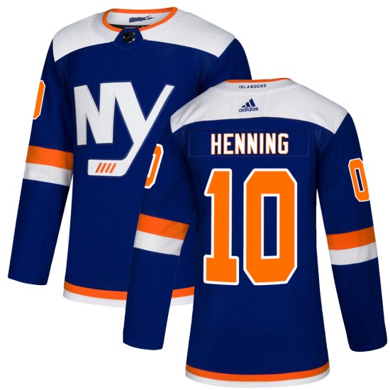Lorne Henning New York Islanders Authentic Alternate Adidas Jersey - Blue