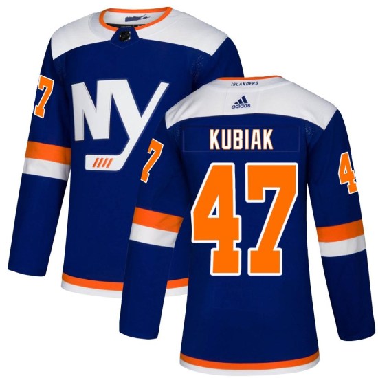 Jeff Kubiak New York Islanders Authentic Alternate Adidas Jersey - Blue