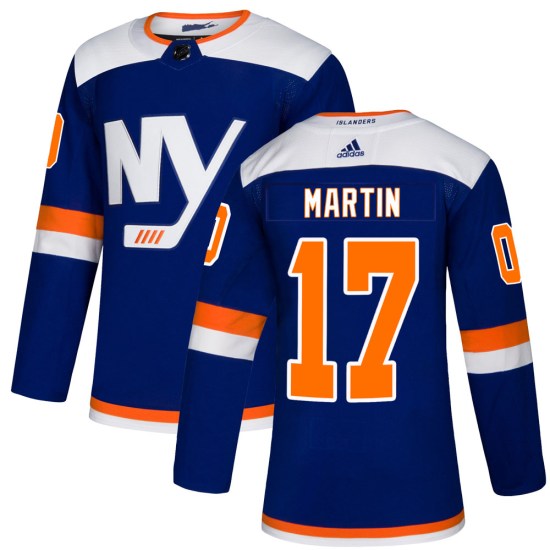 Matt Martin New York Islanders Authentic Alternate Adidas Jersey - Blue