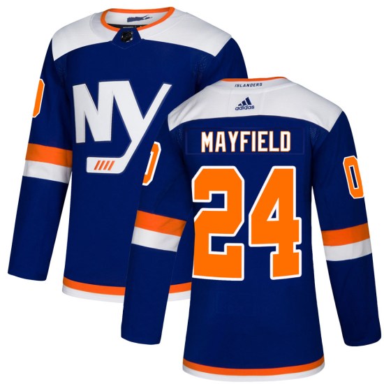 Scott Mayfield New York Islanders Authentic Alternate Adidas Jersey - Blue