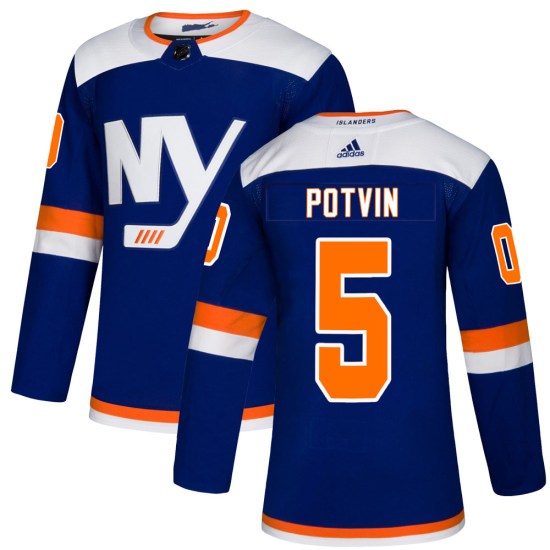 Denis Potvin New York Islanders Authentic Alternate Adidas Jersey - Blue