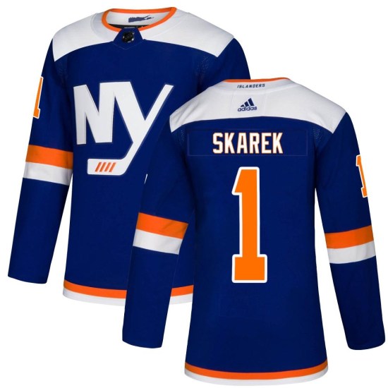 Jakub Skarek New York Islanders Authentic Alternate Adidas Jersey - Blue