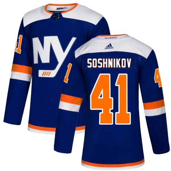 Nikita Soshnikov New York Islanders Authentic Alternate Adidas Jersey - Blue