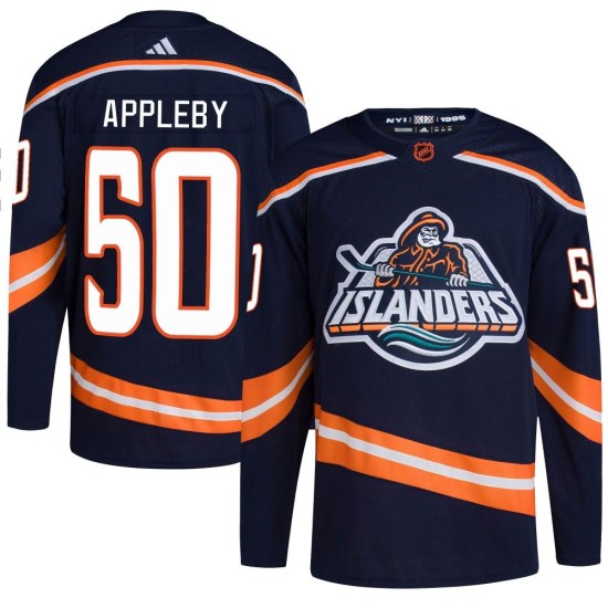 Kenneth Appleby New York Islanders Authentic Reverse Retro 2.0 Adidas Jersey - Navy
