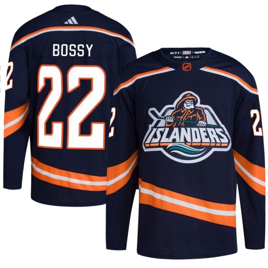 Mike Bossy New York Islanders Authentic Reverse Retro 2.0 Adidas Jersey - Navy