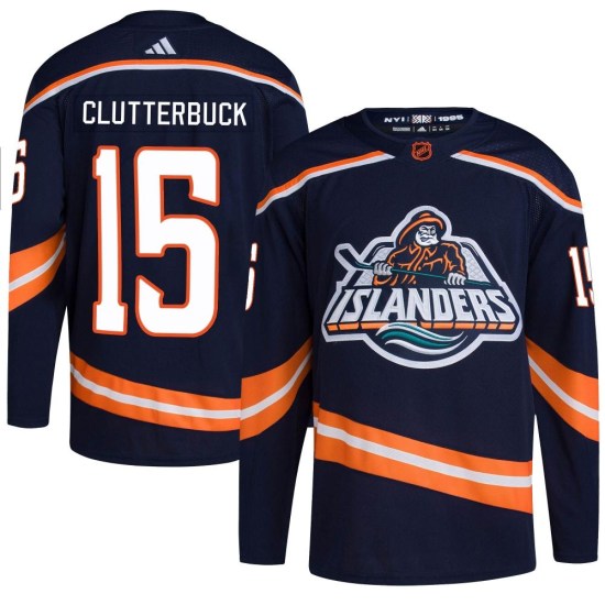 Cal Clutterbuck New York Islanders Authentic Reverse Retro 2.0 Adidas Jersey - Navy