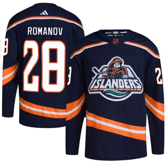 Alexander Romanov New York Islanders Authentic Reverse Retro 2.0 Adidas Jersey - Navy
