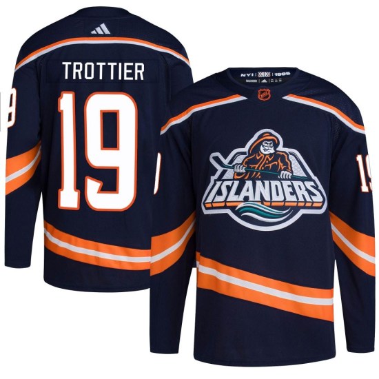 Bryan Trottier New York Islanders Authentic Reverse Retro 2.0 Adidas Jersey - Navy