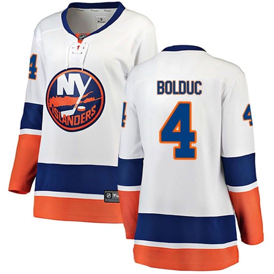 Samuel Bolduc New York Islanders Women's Breakaway Away Fanatics Branded Jersey - White