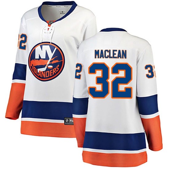 Kyle Maclean New York Islanders Women's Breakaway Kyle MacLean Away Fanatics Branded Jersey - White