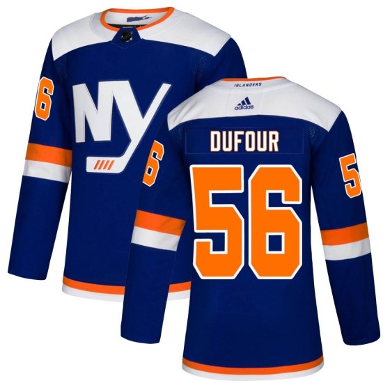 William Dufour New York Islanders Youth Authentic Alternate Adidas Jersey - Blue