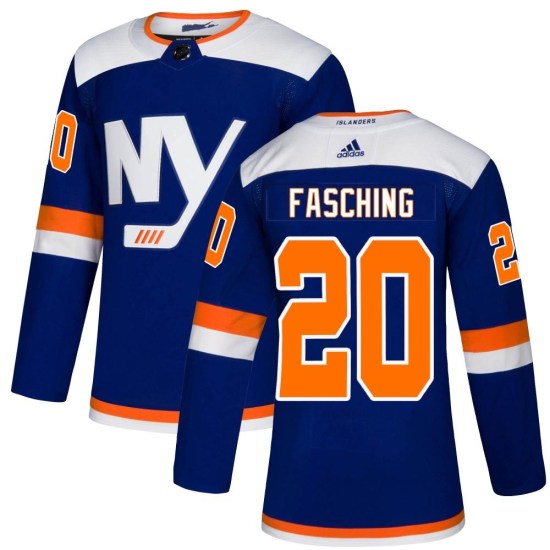 Hudson Fasching New York Islanders Youth Authentic Alternate Adidas Jersey - Blue
