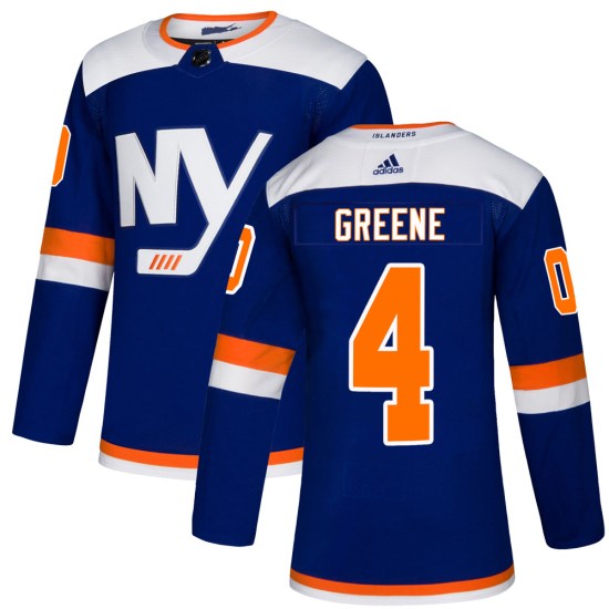 Andy Greene New York Islanders Youth Authentic Alternate Adidas Jersey - Blue