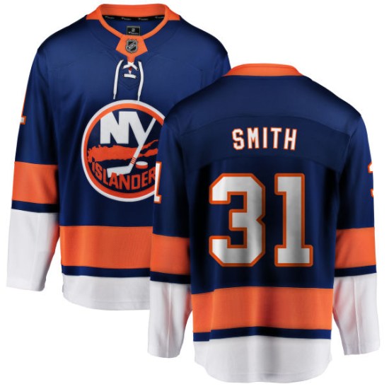 Billy Smith New York Islanders Breakaway Home Fanatics Branded Jersey - Blue