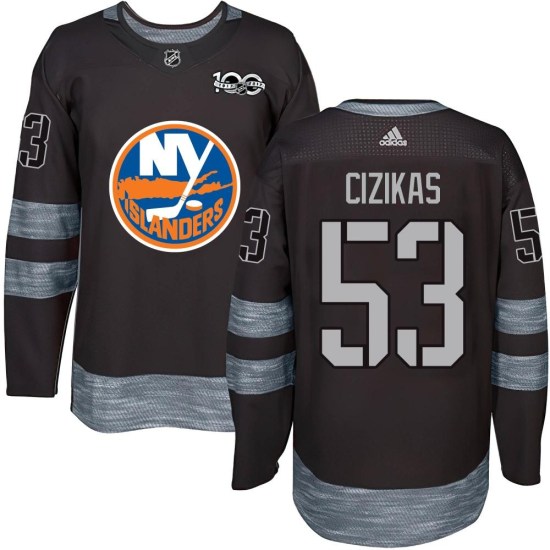Casey Cizikas New York Islanders Authentic 1917-2017 100th Anniversary Jersey - Black