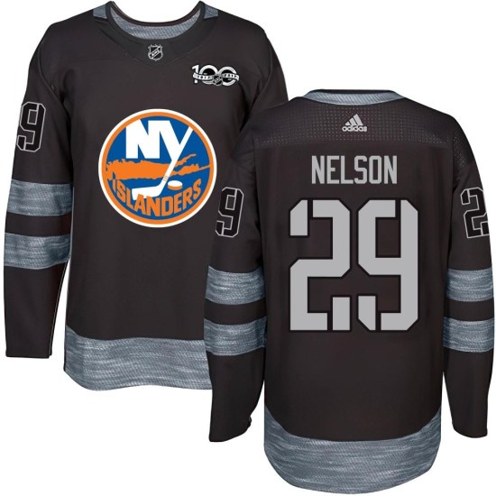 Brock Nelson New York Islanders Authentic 1917-2017 100th Anniversary Jersey - Black