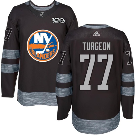 Pierre Turgeon New York Islanders Authentic 1917-2017 100th Anniversary Jersey - Black