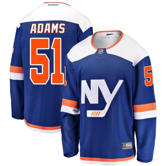 Collin Adams New York Islanders Youth Breakaway Alternate Fanatics Branded Jersey - Blue