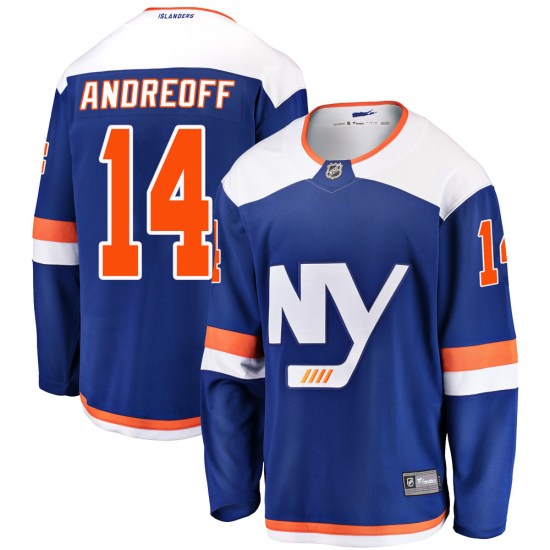 Andy Andreoff New York Islanders Youth Breakaway Alternate Fanatics Branded Jersey - Blue