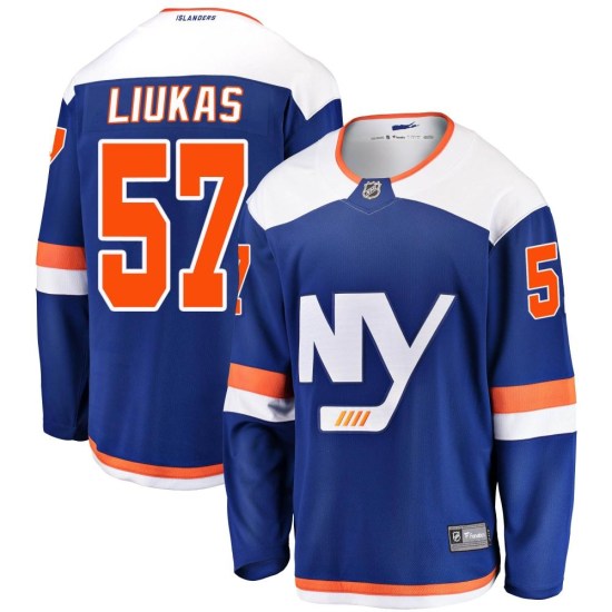 Eetu Liukas New York Islanders Youth Breakaway Alternate Fanatics Branded Jersey - Blue