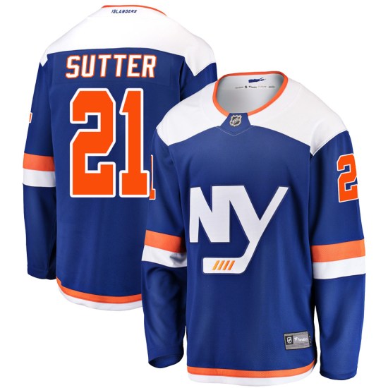 Brent Sutter New York Islanders Youth Breakaway Alternate Fanatics Branded Jersey - Blue