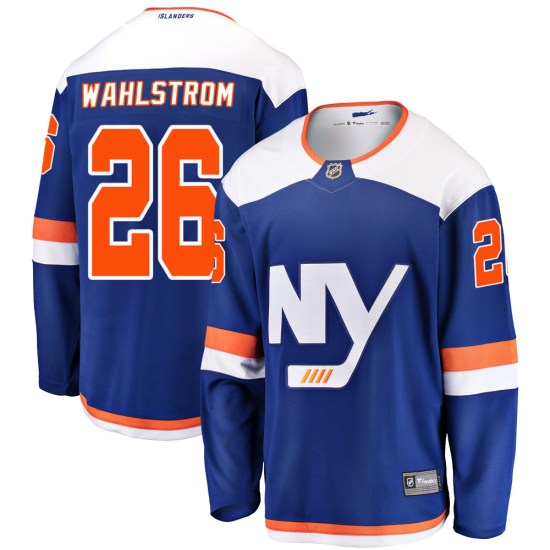 Oliver Wahlstrom New York Islanders Youth Breakaway Alternate Fanatics Branded Jersey - Blue