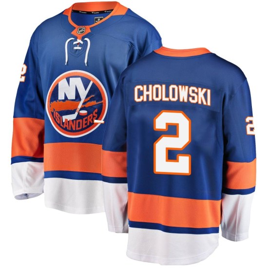 Dennis Cholowski New York Islanders Youth Breakaway Home Fanatics Branded Jersey - Blue