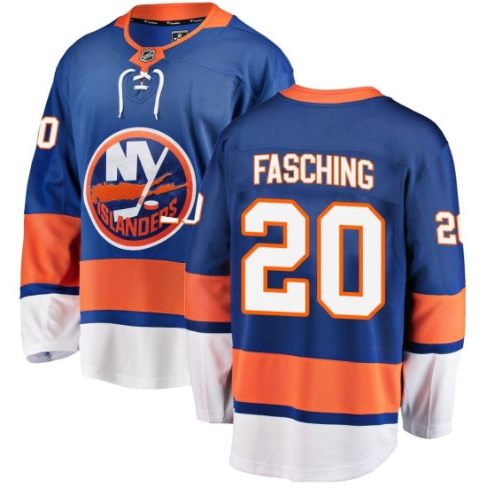 Hudson Fasching New York Islanders Youth Breakaway Home Fanatics Branded Jersey - Blue