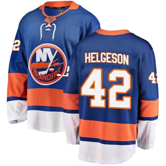 Seth Helgeson New York Islanders Youth Breakaway Home Fanatics Branded Jersey - Blue