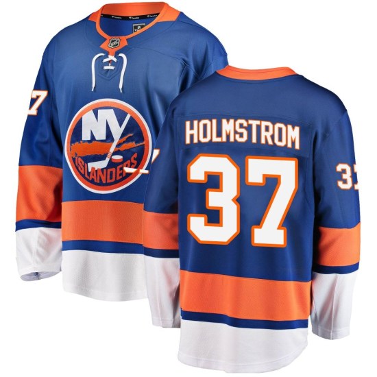 Simon Holmstrom New York Islanders Youth Breakaway Home Fanatics Branded Jersey - Blue